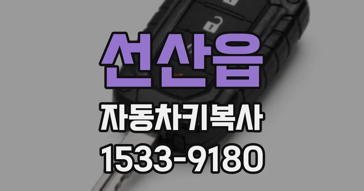 선산읍 자동차키복사