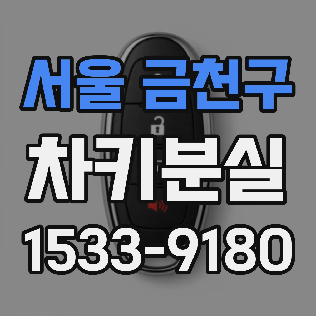 서울 금천구 차키분실