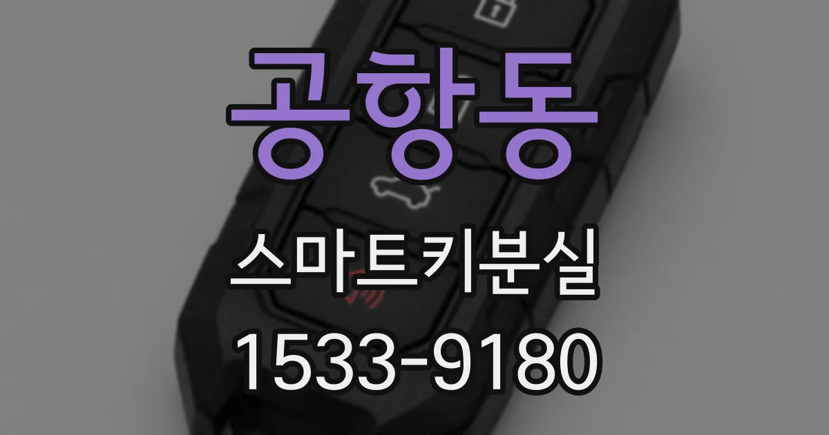 공항동 스마트키분실