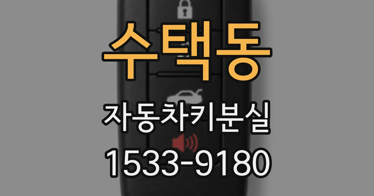 수택동 자동차키분실