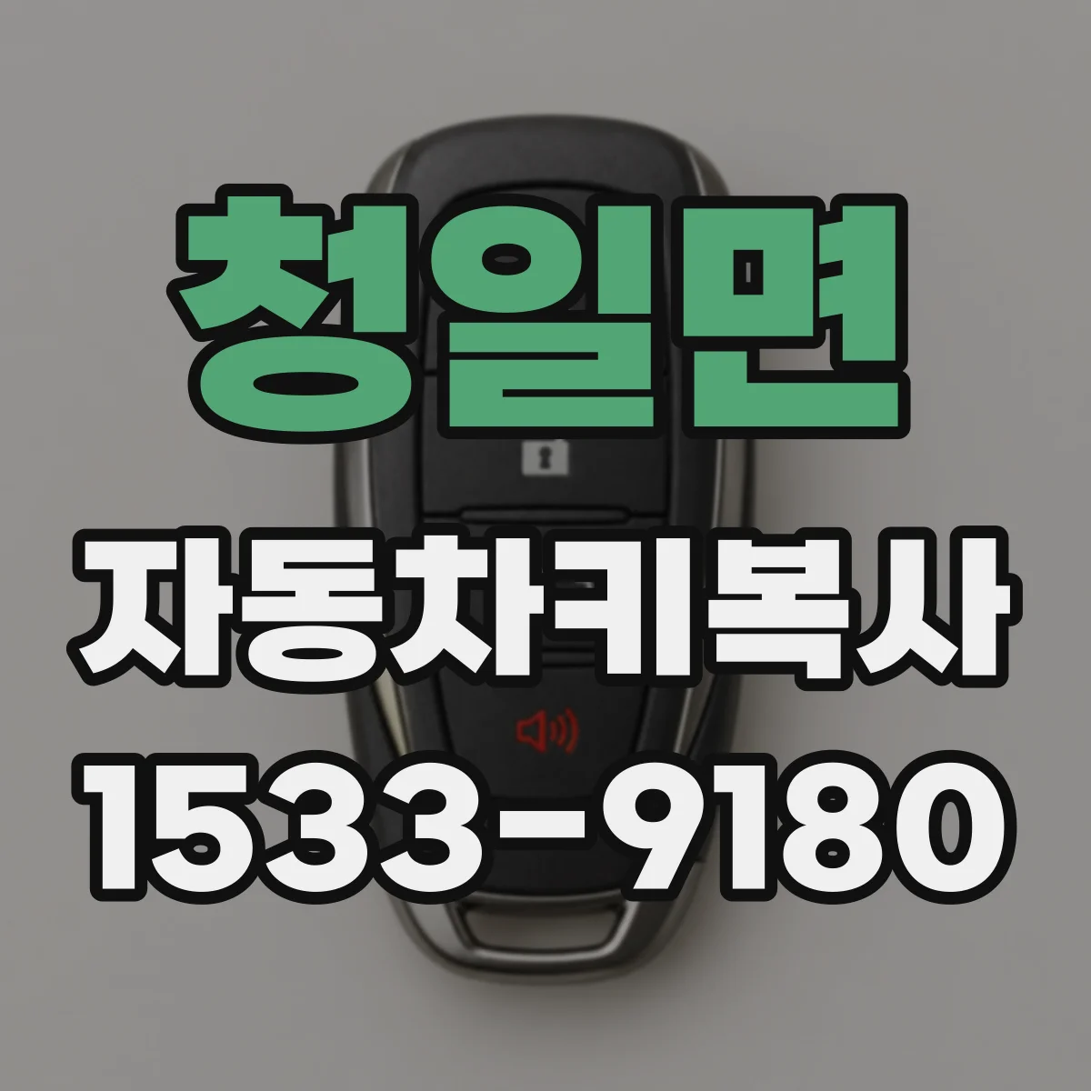 청일면 자동차키복사