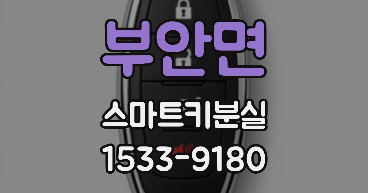 부안면 스마트키분실