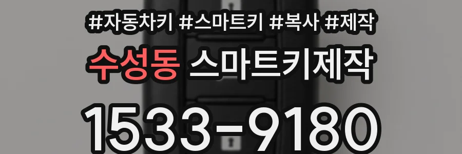 수성동 스마트키제작