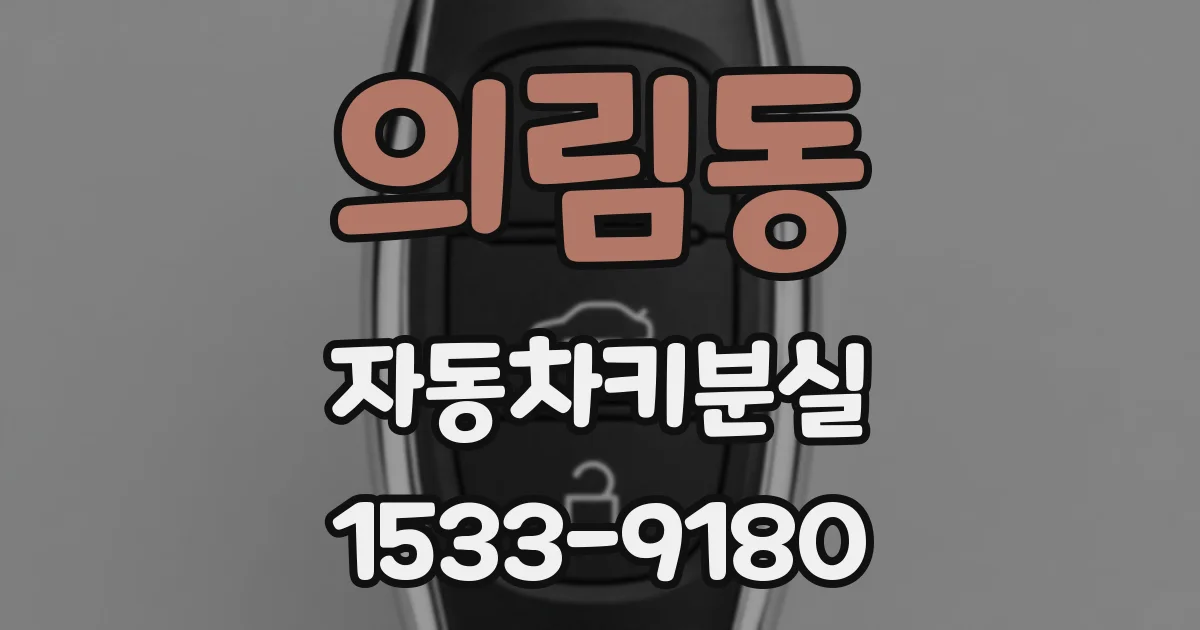 의림동 자동차키분실