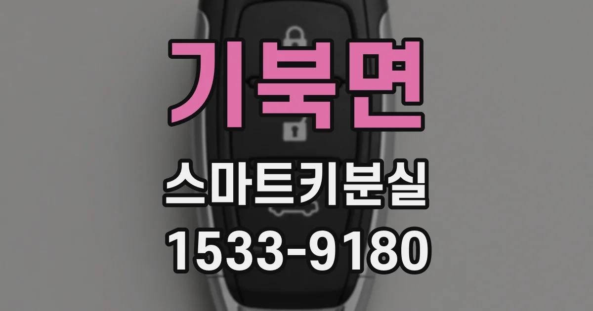 기북면 스마트키분실