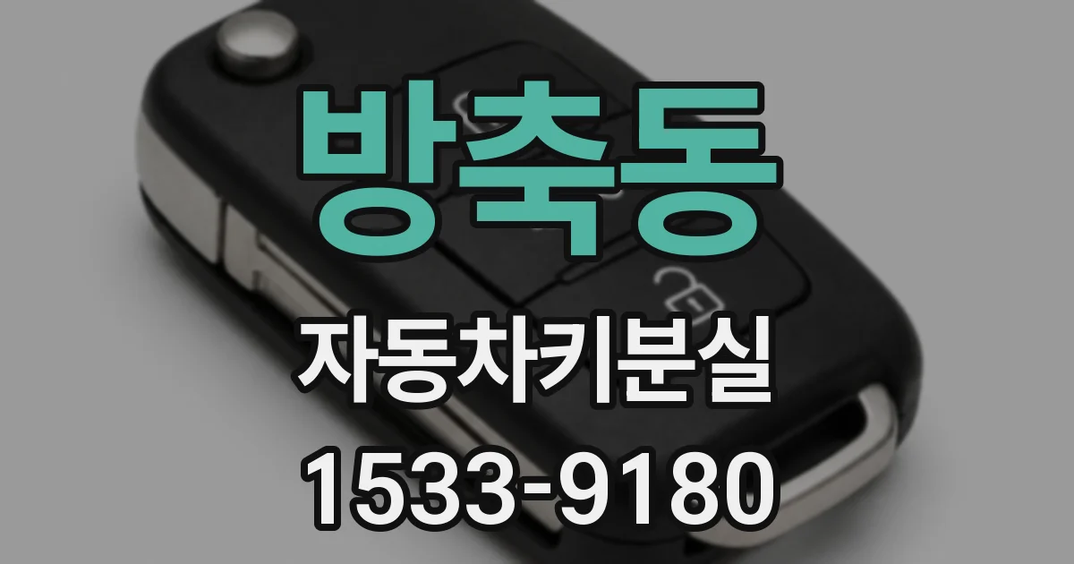 방축동 자동차키분실