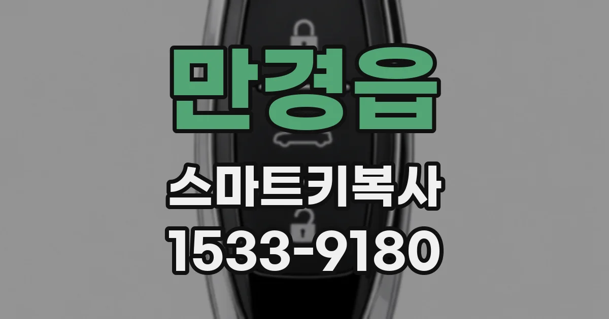 만경읍 스마트키복사