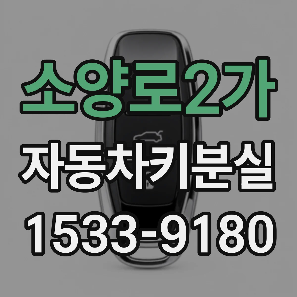 소양로2가 자동차키분실