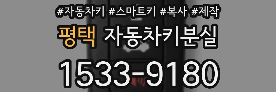 평택 자동차키분실