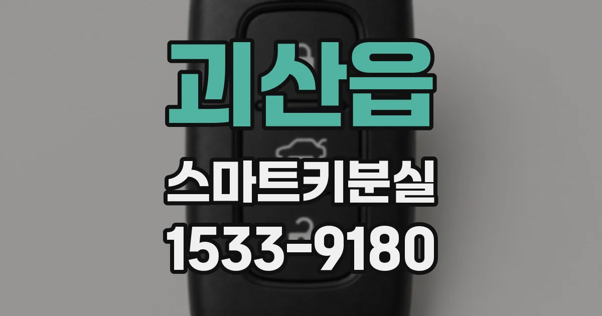 괴산읍 스마트키분실