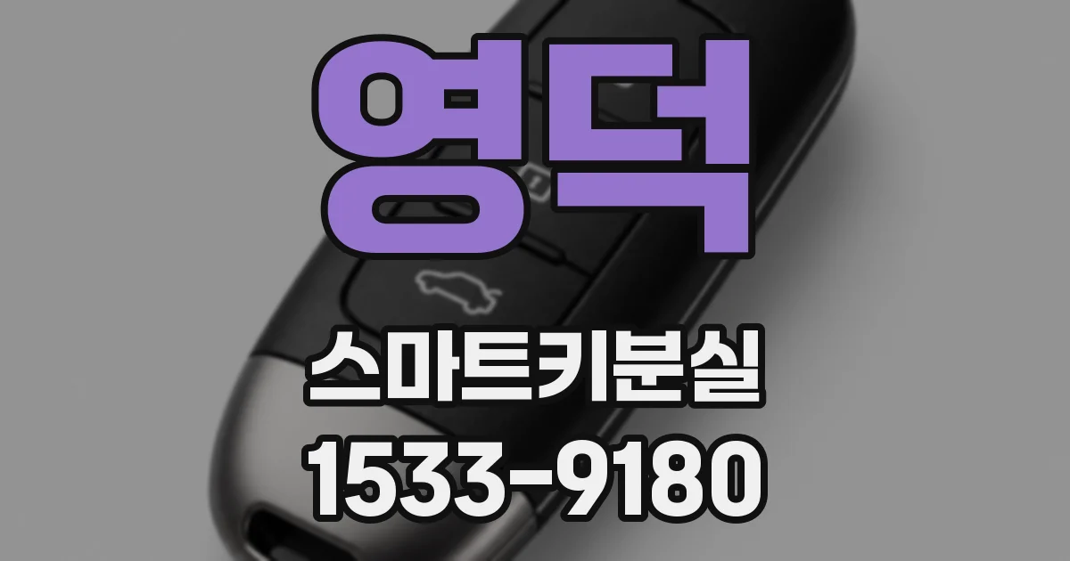 영덕 스마트키분실