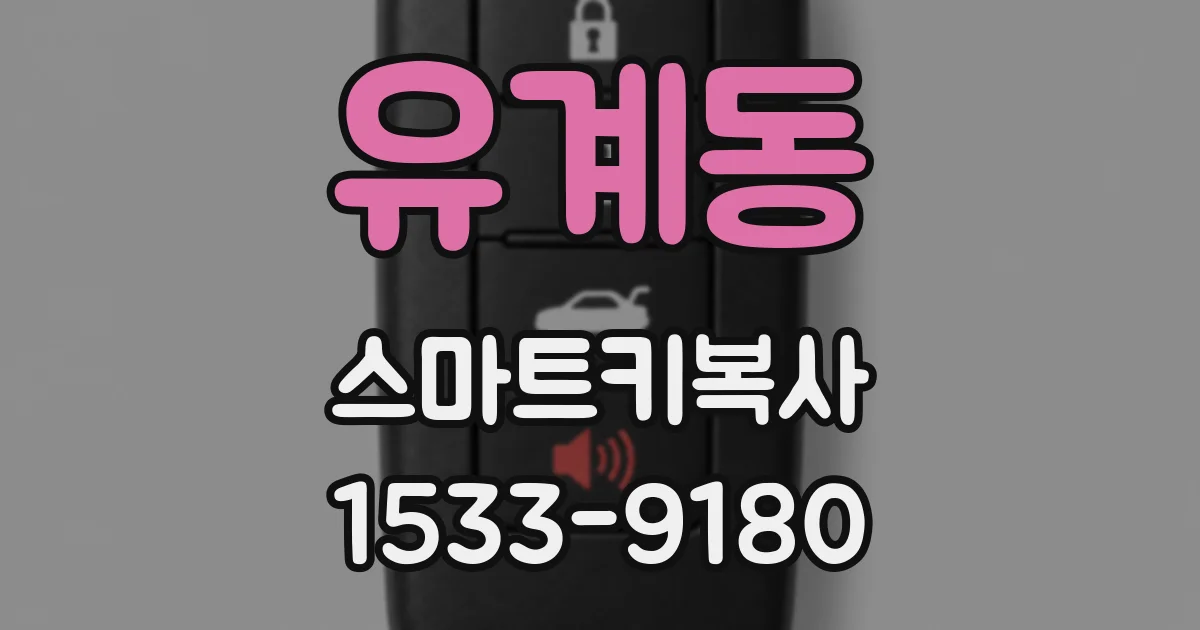 유계동 스마트키복사