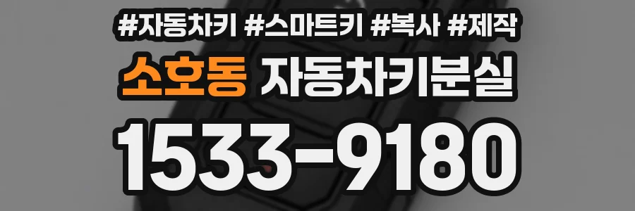 소호동 자동차키분실