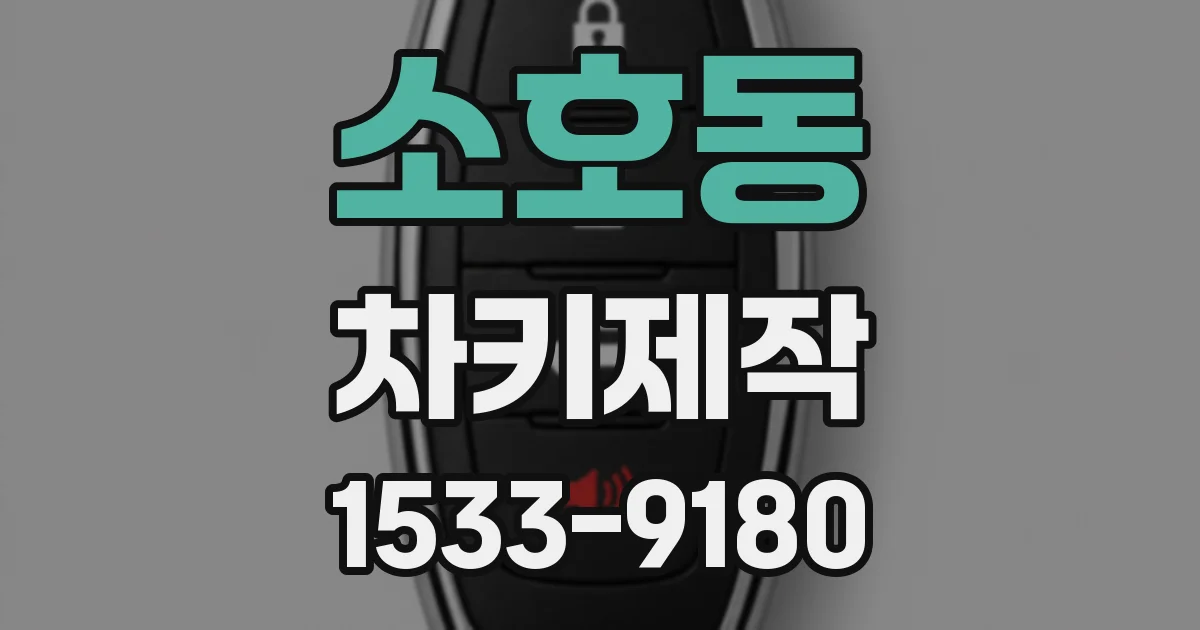 소호동 차키제작