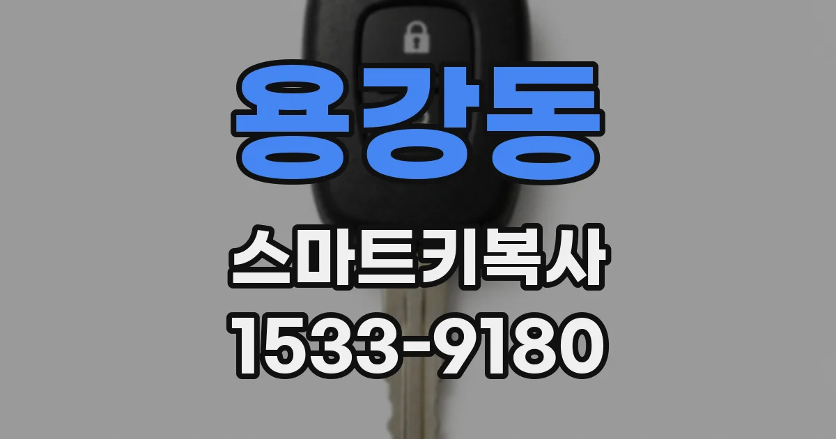 용강동 스마트키복사