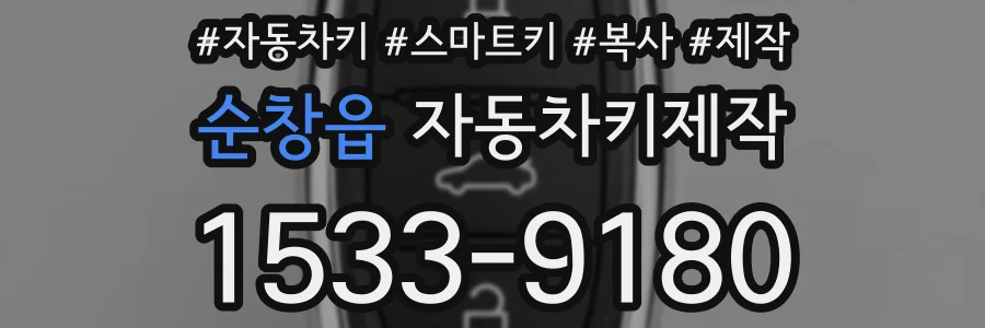 순창읍 자동차키제작