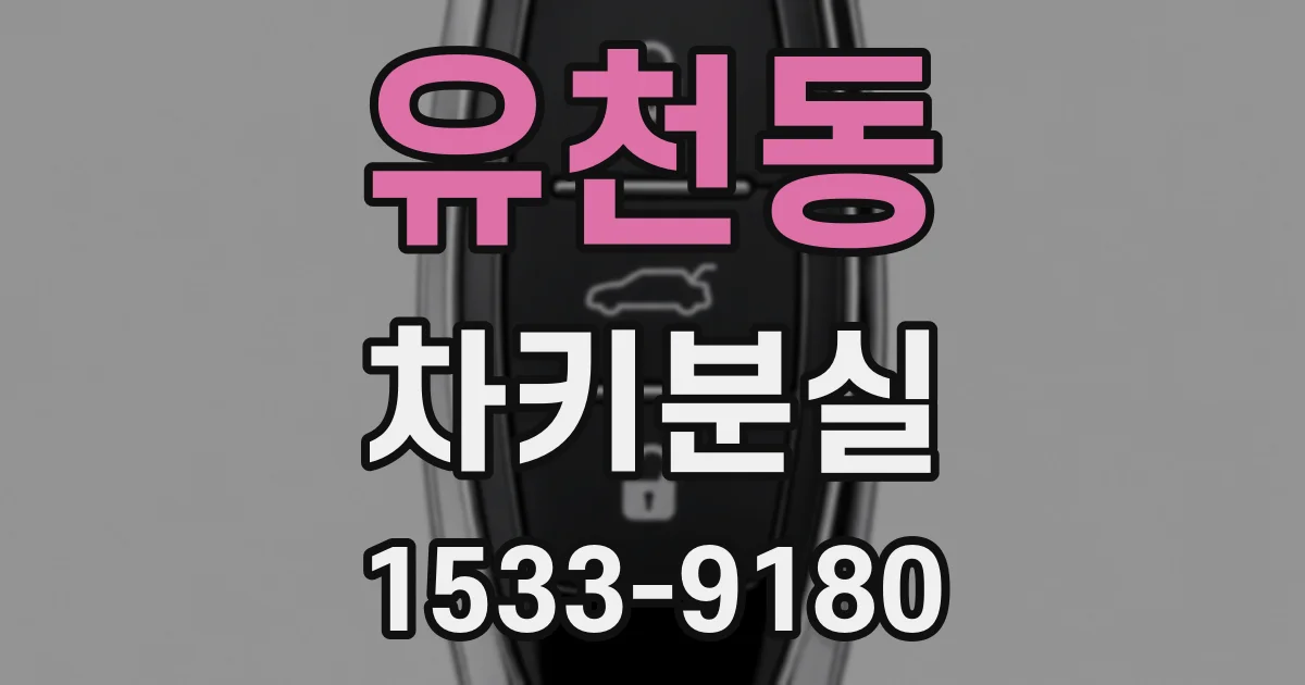 유천동 차키분실