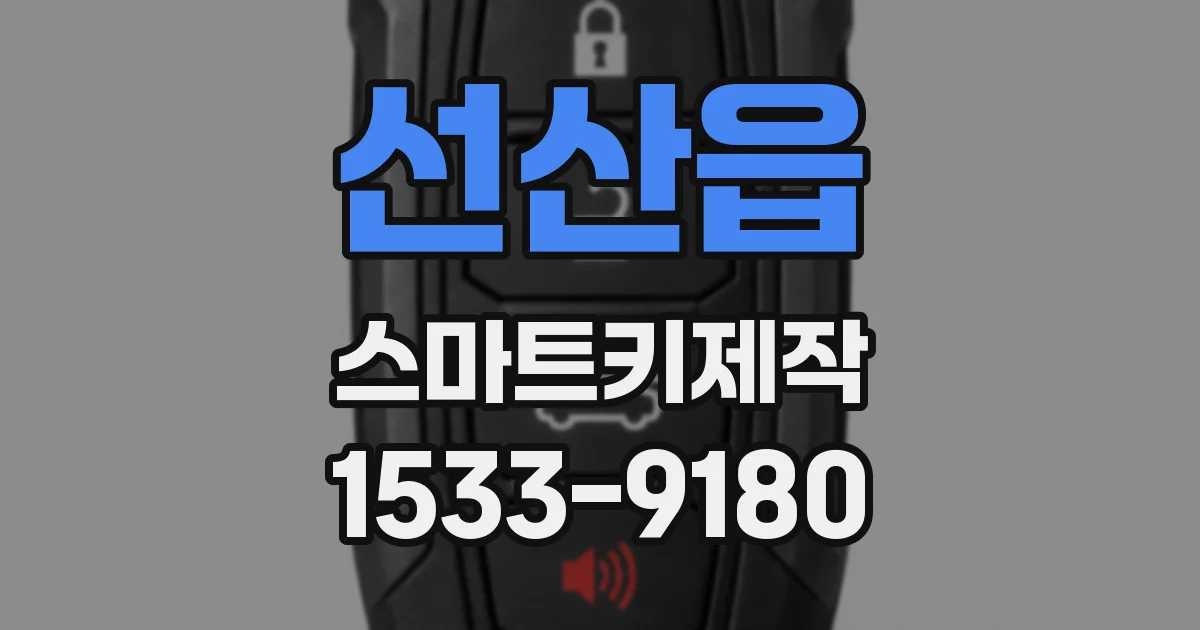 선산읍 스마트키제작