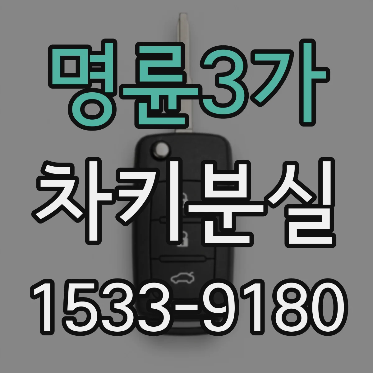 명륜3가 차키분실