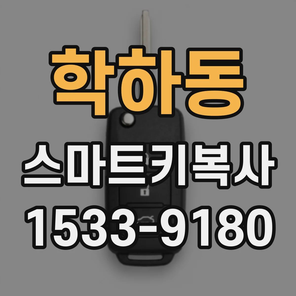 학하동 스마트키복사