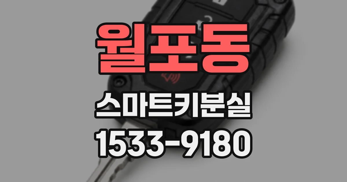 월포동 스마트키분실