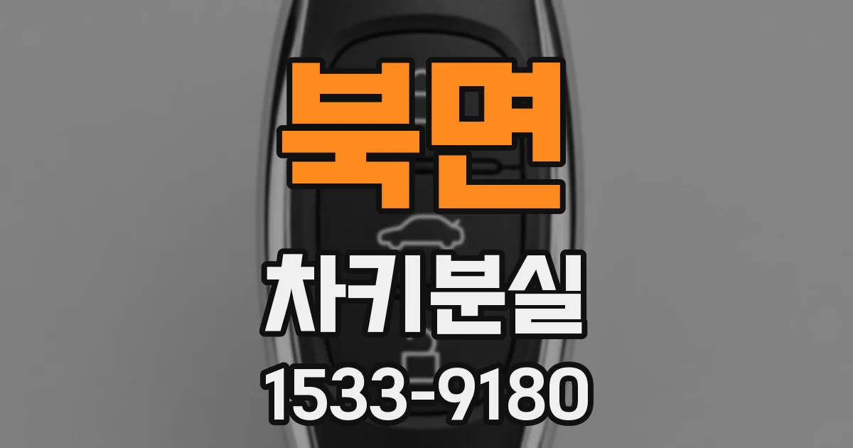 북면 차키분실