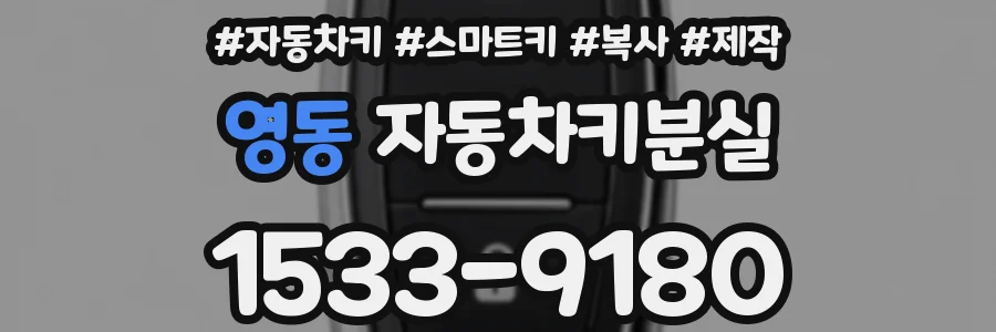영동 자동차키분실