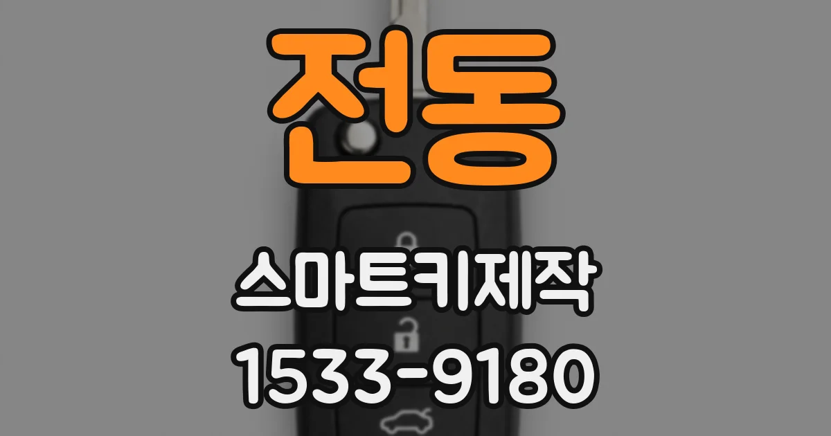 전동 스마트키제작
