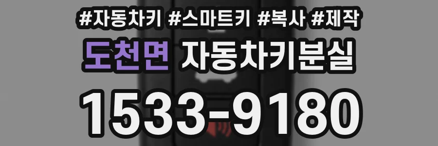 도천면 자동차키분실