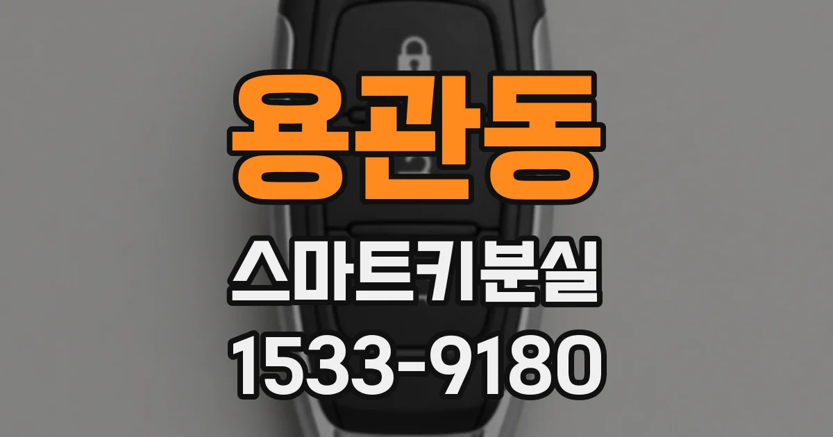 용관동 스마트키분실