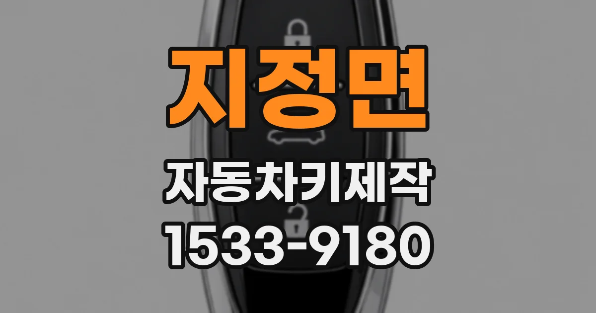 지정면 자동차키제작
