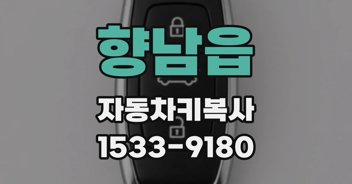 향남읍 자동차키복사