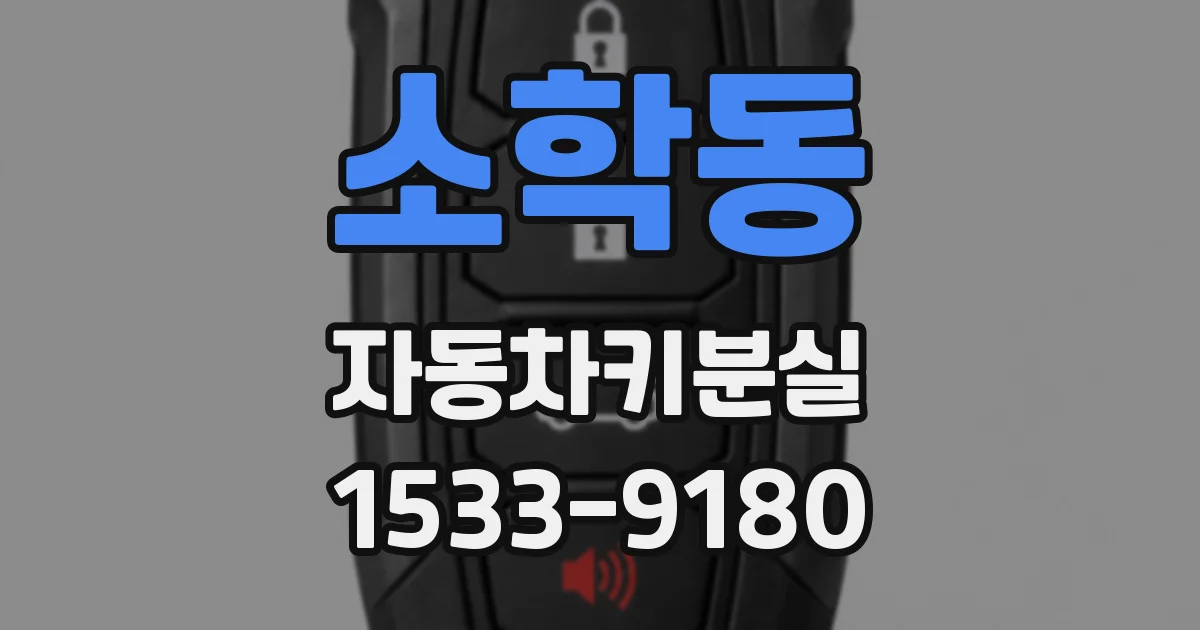 소학동 자동차키분실