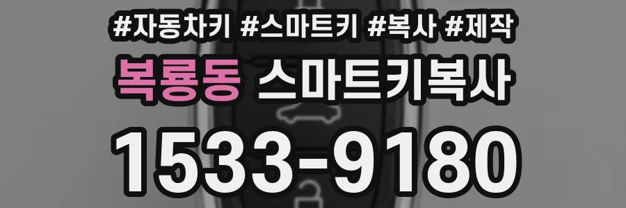 복룡동 스마트키복사