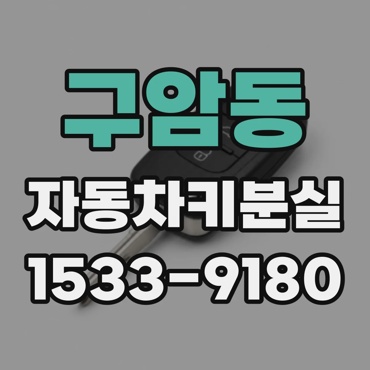 구암동 자동차키분실