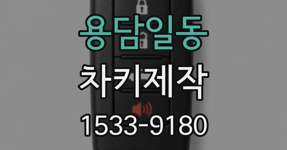 용담일동 차키제작