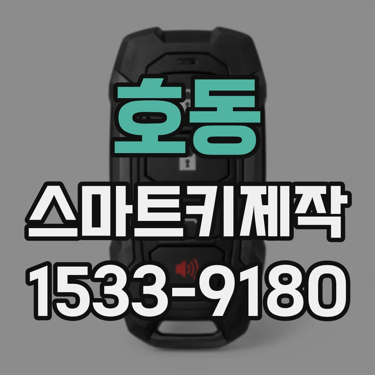 호동 스마트키제작