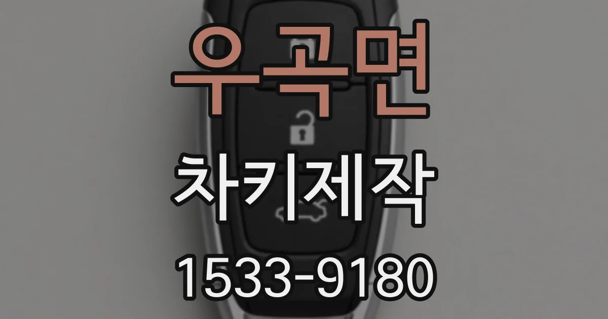 우곡면 차키제작
