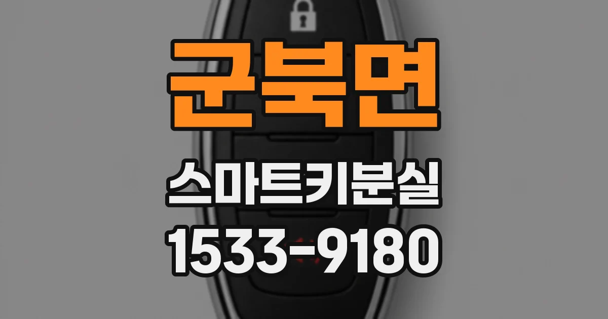 군북면 스마트키분실