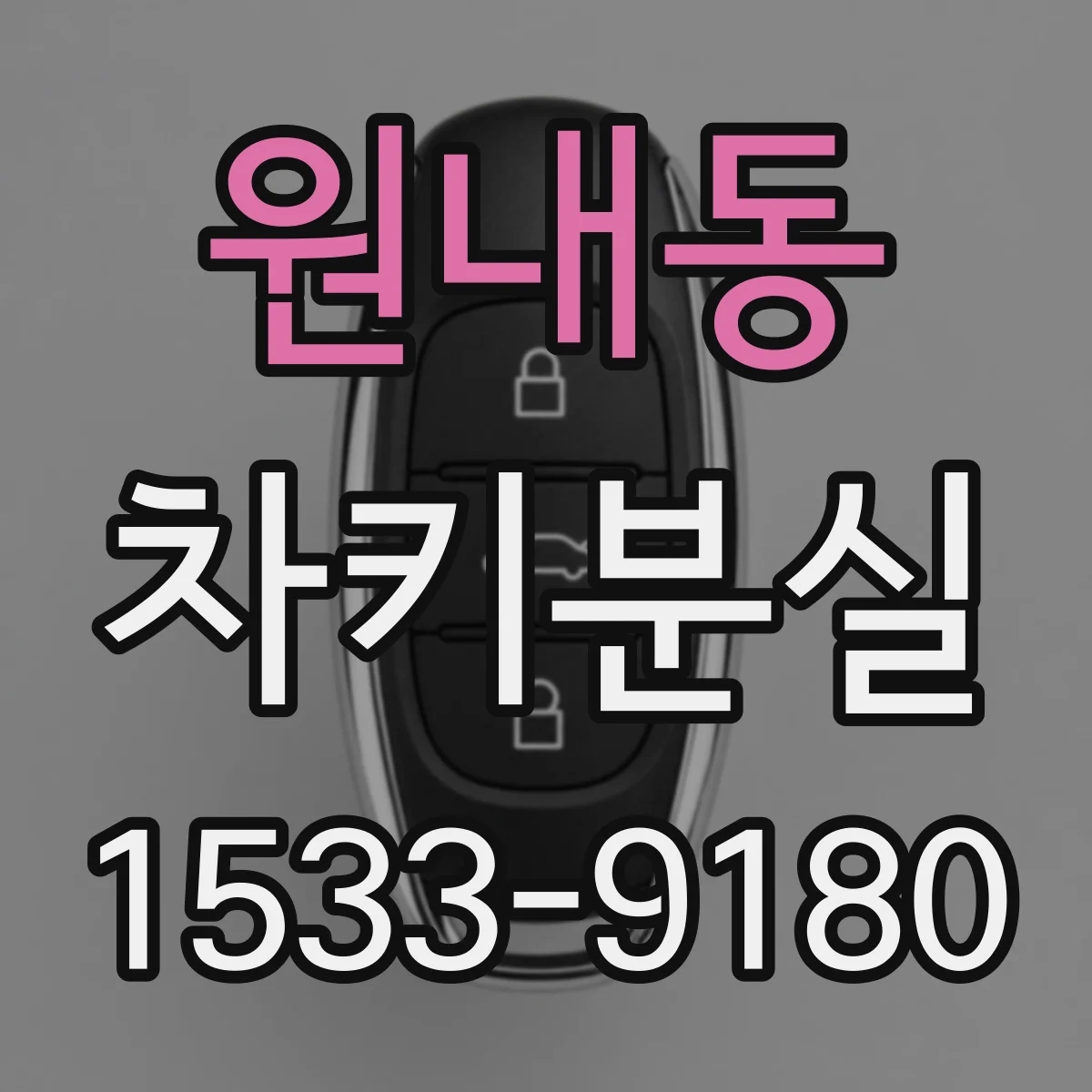 원내동 차키분실