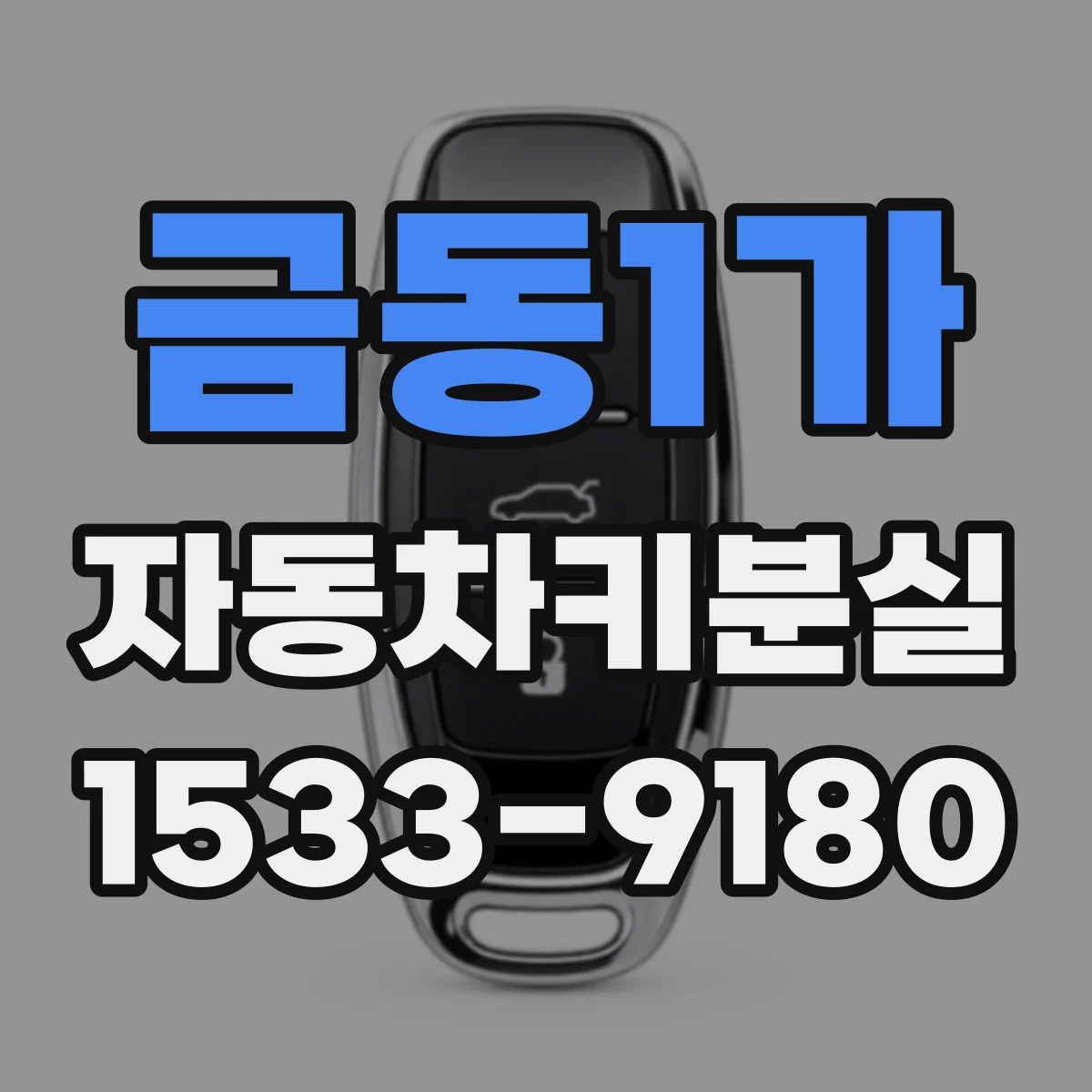 금동1가 자동차키분실