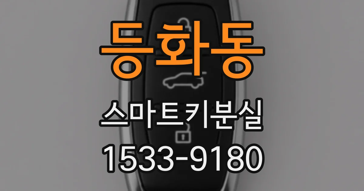등화동 스마트키분실
