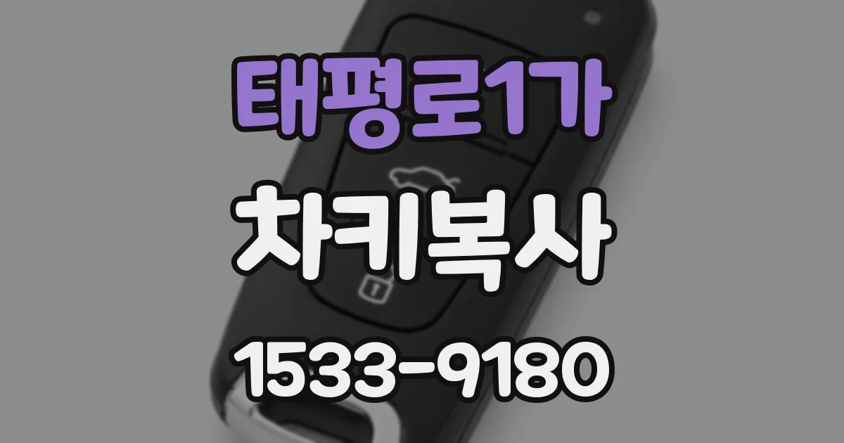 태평로1가 차키복사