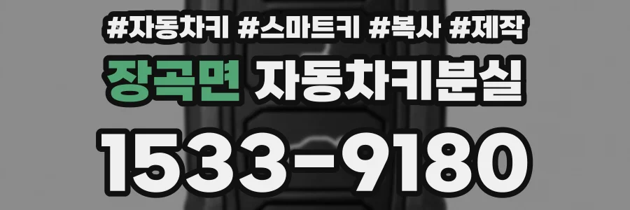 장곡면 자동차키분실