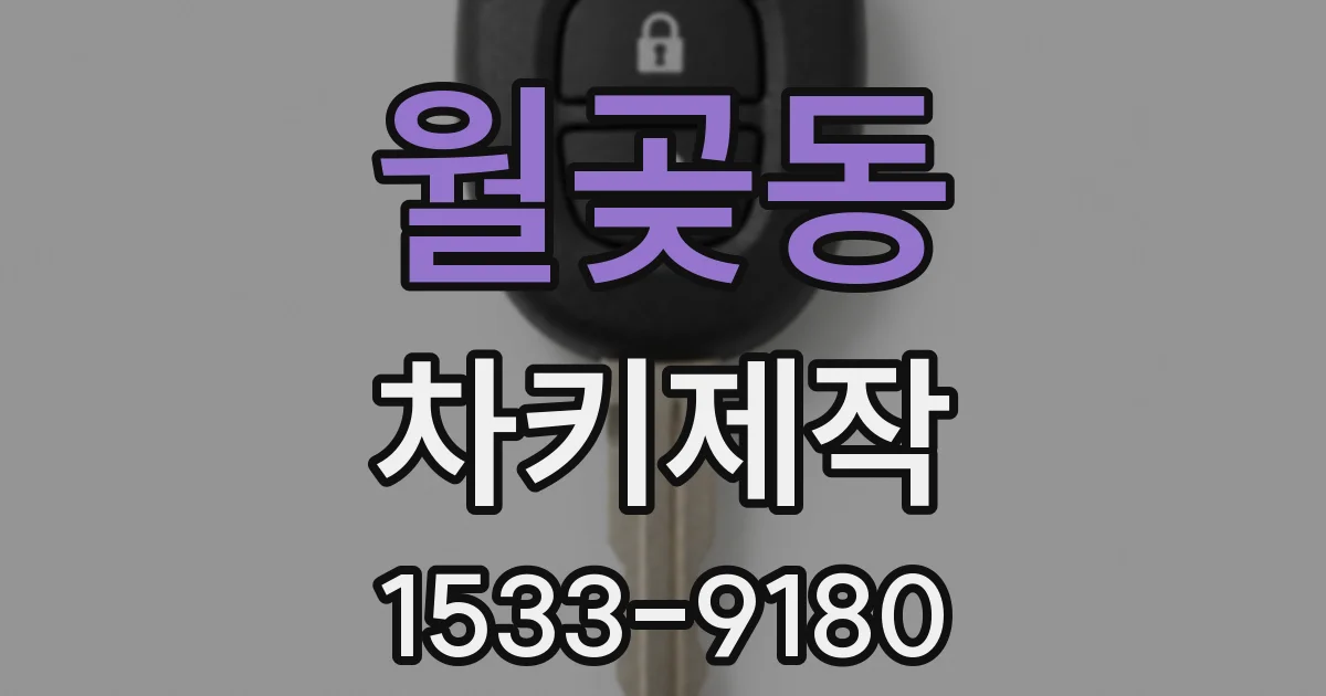 월곶동 차키제작
