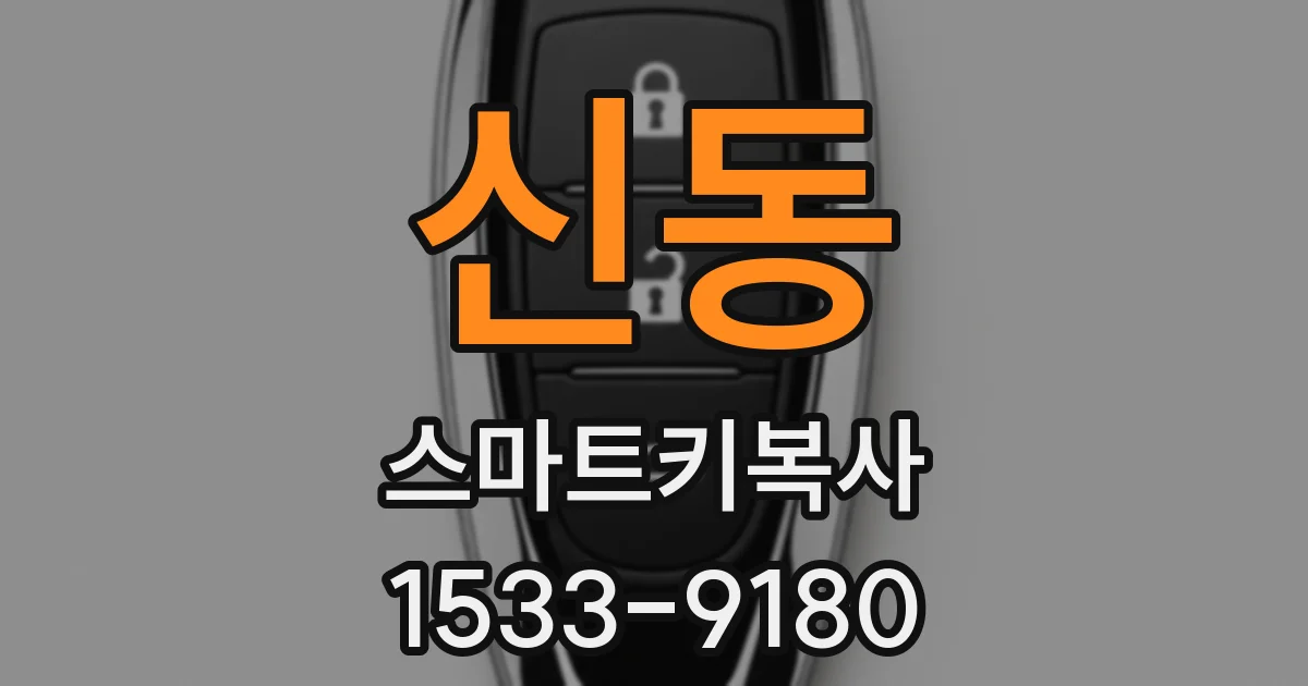 신동 스마트키복사
