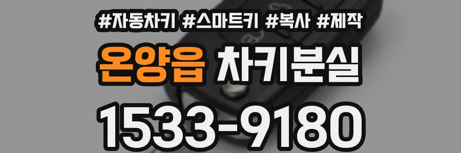 온양읍 차키분실
