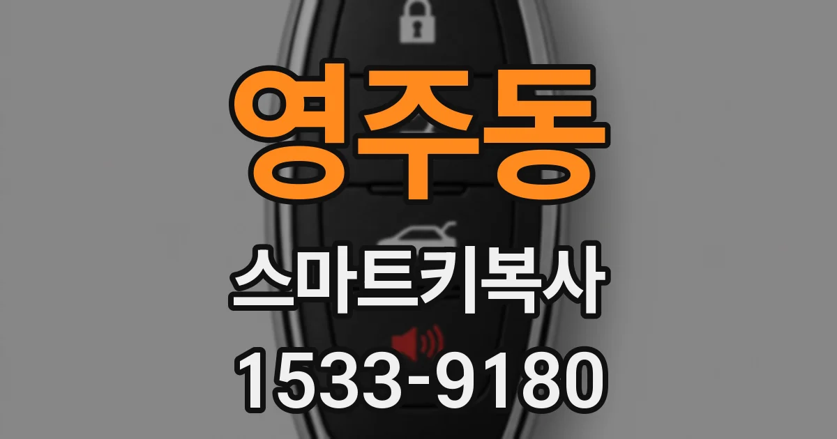 영주동 스마트키복사