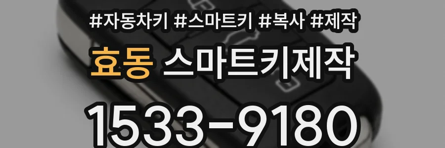 효동 스마트키제작