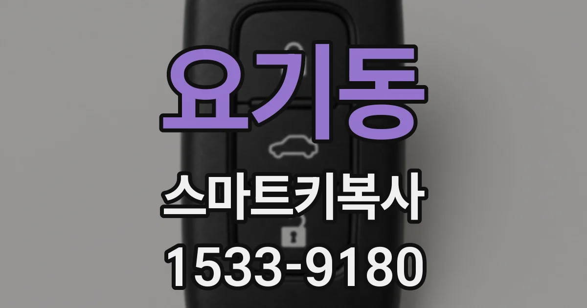 요기동 스마트키복사
